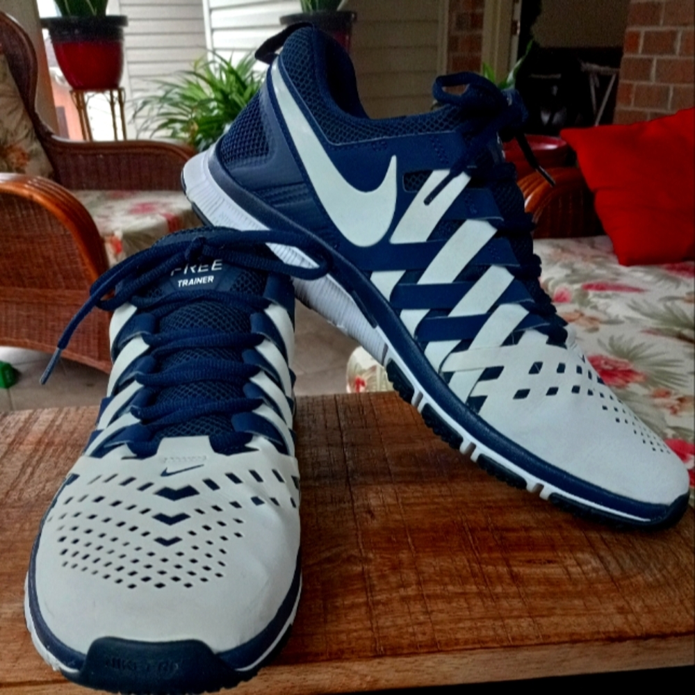 Nike Free Trainer 5.0 TB Fingertrap White/Blue 579811-402 Size US13